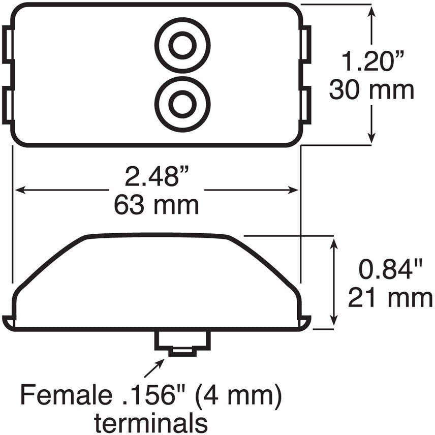 Anderson V203C LED License Plate Light